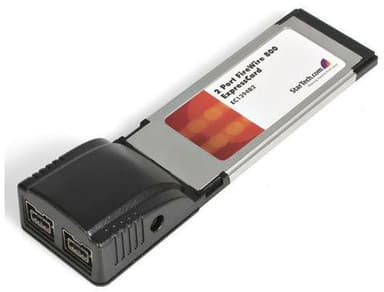Startech 2 Port Expresscard 1394B Firewire Laptop Adapter Card 