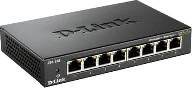 D-Link DGS-108 8-Port Gigabit Desktop Switch 