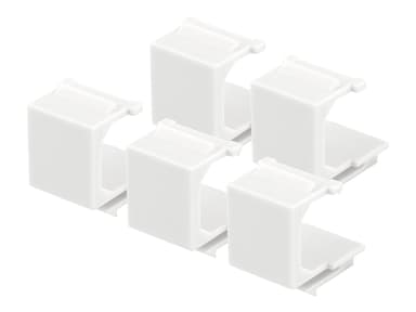 Deltaco Keystone Blind Plug White 5-Pack 