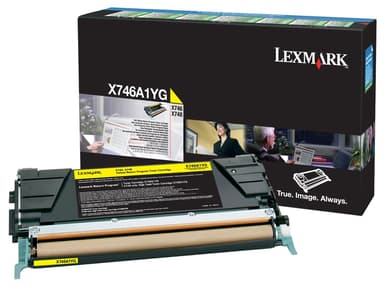 Lexmark Toner Gul 7k - X746/X748 Return 