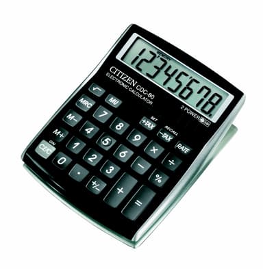 Citizen Kalkulator CDC 80 Svart 
