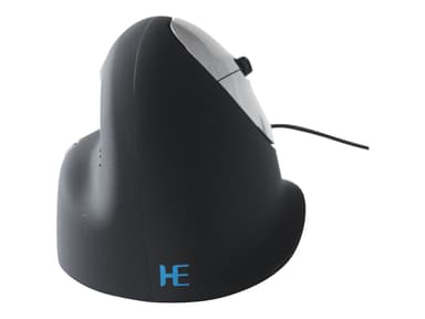 R-Go Tools R-Go HE Mouse Ergonomic mouse, Medium (165-195mm), Right Handed, wired 3,400dpi Muis Met bekabeling Zwart