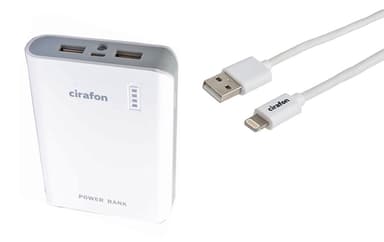 Cirafon Powerbank Premium + Lightning Cable 