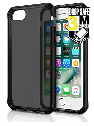 Cirafon Supreme Drop Safe iPhone 6/6s iPhone 7 iPhone 8 iPhone SE (2020) Svart på transparent