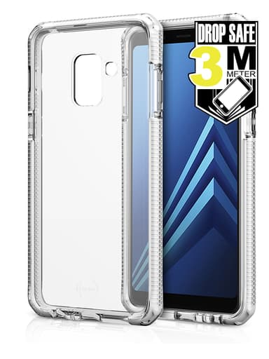 Cirafon Supreme Drop Safe Samsung Galaxy A8 (2018) Transparent glansigt Vit
