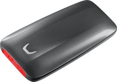 Samsung Portable SSD X5 1TB Grå Röd