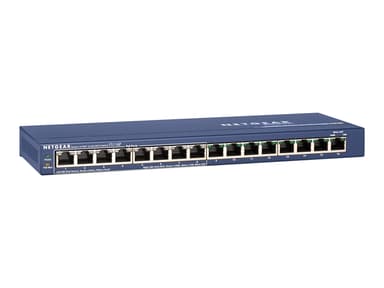 Netgear FS116p Fast Ethernet Kytkin 16-Porttinen/8POE 