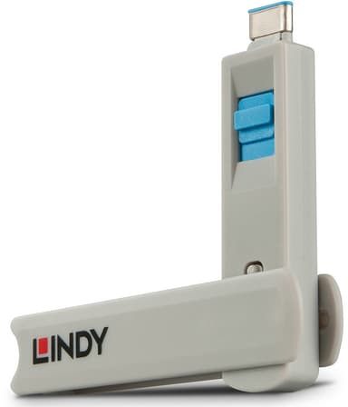 Lindy Port Blocker USB-C Blue 4-pack 