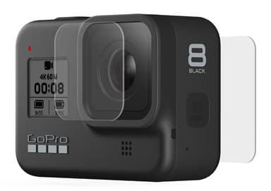 GoPro Tempered Glass Lens + Screen Protectors Hero8 Black 