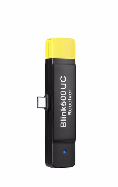 Saramonic Blink 500 RX UC Wireless Receiver USB-C Gul Svart