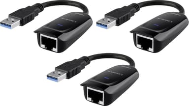Linksys USB3 Gigabit Ethernet Adapter 3-pack 