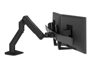 Ergotron HX Desk Dual Monitor Arm Matte Black 
