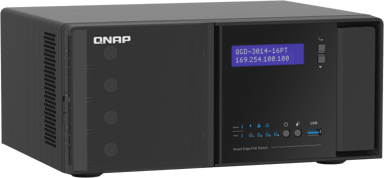 QNAP QGD-3014-16PT Desktop Smart Edge PoE Switch 