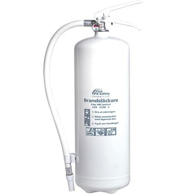 Nexa Brandsläckare 6kg ABC-Pulver 43A Väggmonterad Vit 