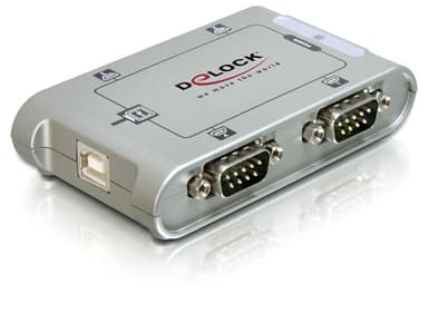 Delock USB 2.0 to 4 port serial HUB 