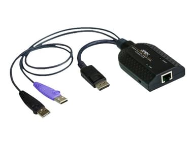 Aten KA7169 DisplayPort USB Virtual Media KVM Adapter Cable with Smart Card Reader (CPU Module) 