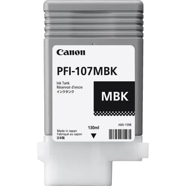 Canon Bläck Matt Svart PFI-107MBK 