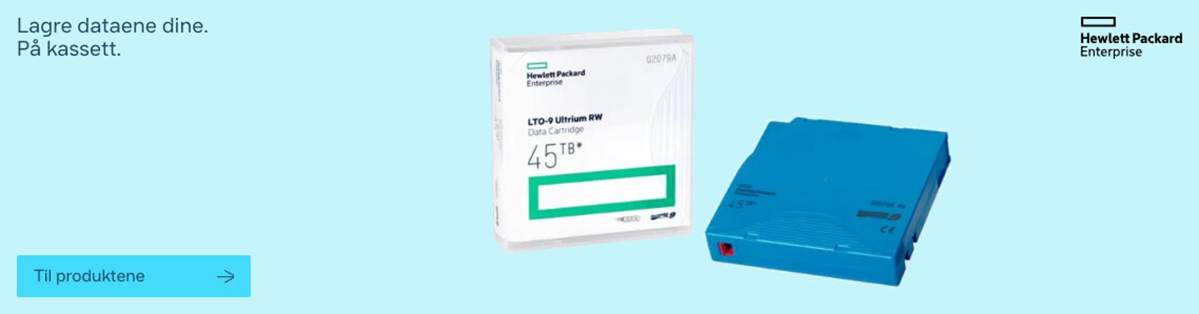 - 20 x LTO Ultrium 9 uten innkapsling