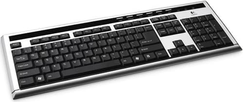 UltraX Premium Keyboard tastatur Kablet Sølv Svart Tastatur (920-000180) Dustinhome.no