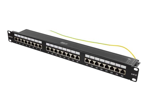 24 port ethernet patch hot sale panel