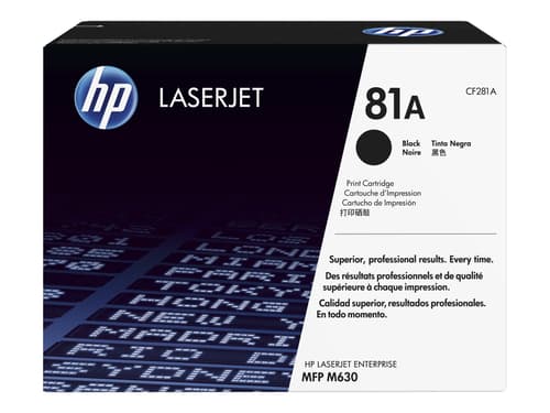 Hp Toner Svart 81a 10.5k - Cf281a