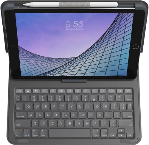 Zagg Messenger Folio 2 Ipad 10.2" 7th Gen, Ipad 10.2" 8th Gen, Ipad 10.2" 9th Gen Pohjoismainen Charcoal