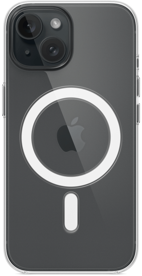 Apple Clear Case With Magsafe Iphone 15 Gjennomsiktig