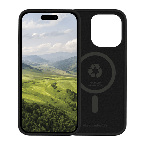 Dbramante1928 Monaco Magsafe Mobiltelefonfodral Omslag Svart Iphone 15 Pro Max Svart