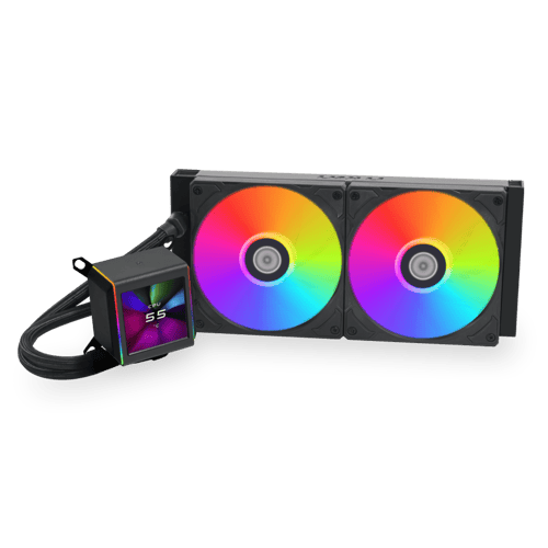 Lian-li Galahad Ii Lcd 280 Væskekjølesett Svart