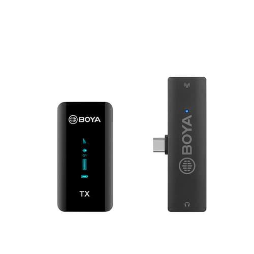 Boya By-xm6-s5 Trådlöst Mikrofonsystem För Usb-c