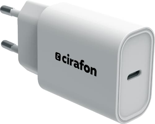 Cirafon Wall Charger 20w Usb-c Valkoinen
