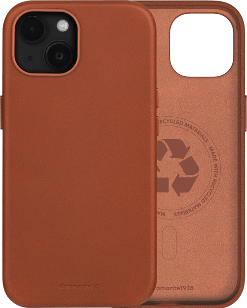 Dbramante1928 Roskilde Magsafe Full-grain Leather Iphone 15 Rød billede