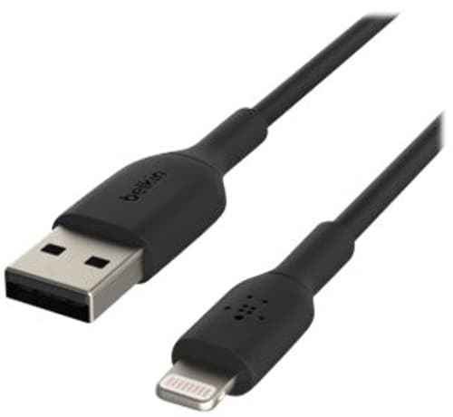 Belkin Lightning Till Usb-a Kabel 2m Svart