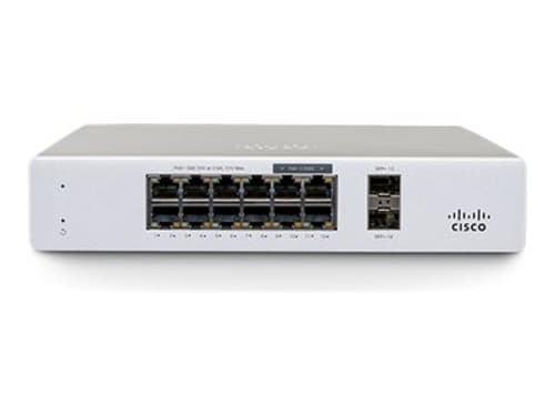 Cisco Meraki Ms130-12x 12-port Cloud Managed Poe 240w Switch