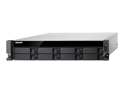Qnap Ts-877xu-rp Nas Teline ( 2u ) Amd Ryzen™ 5 2600 8 Gb Ddr4 0 Tb Qnap Turbo System Musta, Harmaa
