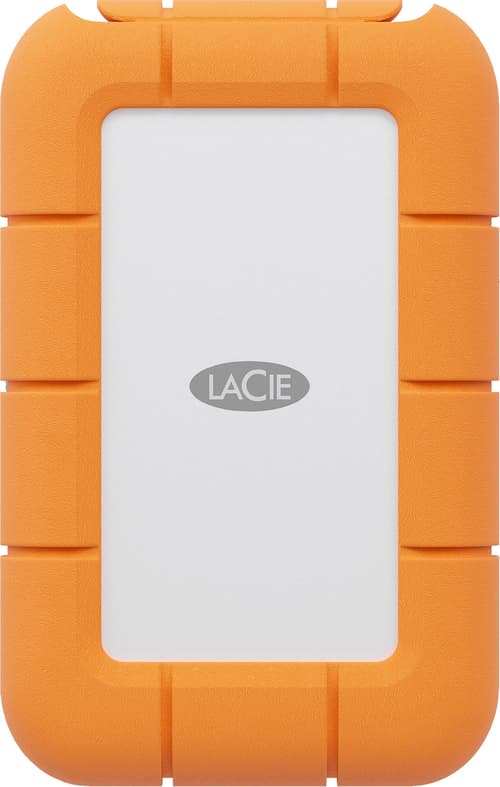 Lacie Mini Rugged Ssd 500gb Usb-c Grå, Oransje