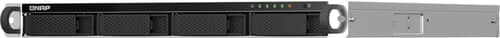 Qnap Ts-464u-rp Nas Rack (1u) Intel® Celeron® N5095 8 Gb Ddr4 0 Tb Qnap Turbo System Aluminium, Svart