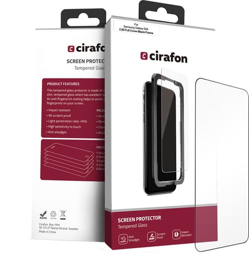 Cirafon Asahi Silicate (double Tempered) Samsung Galaxy S24 Samsung Galaxy S24, Samsung Galaxy S25