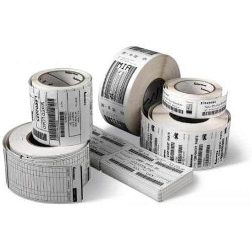 Capture Shipping Labels Dt 105x251mm Fanfold With Receipt Part (postnord/db Schenker) 2000pcs billede