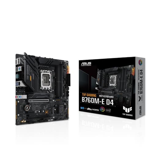 Asus Tuf Gaming B760m-e D4 Lga 1700 Micro-atx Hovedkort