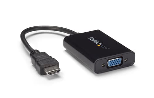 Startech Hdmi To Vga Video Adapter With Audio For Laptop / Ultrabook Videokonverter Svart