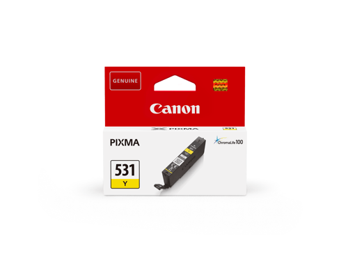 Canon Muste Keltainen Cli-531y