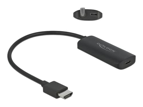 Delock Hdmi To Usb-c Adapter Hdmi Usb-c Sort billede