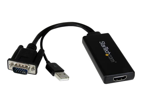 Startech Vga To Hdmi Adapter +sound Musta