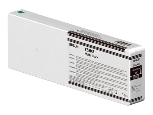 Epson Blæk Mat Sort Ultrachrome Hdx/hd T55k80n 700ml billede