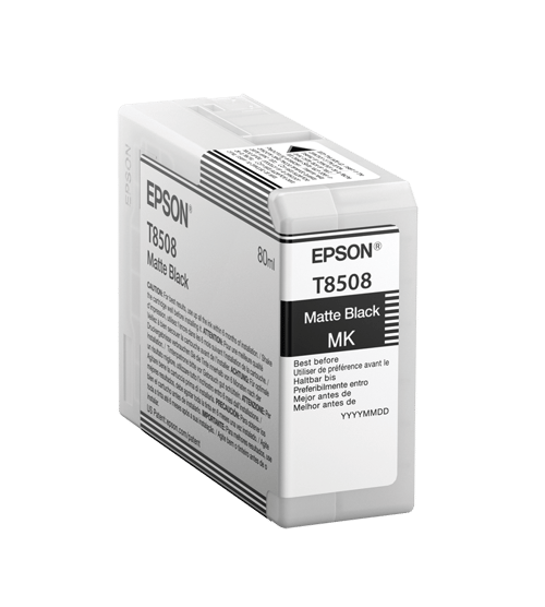 Epson Blæk Mat Sort T85080n 80ml billede