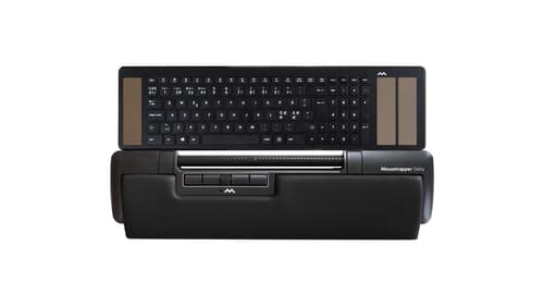 Mousetrapper Delta Extended & Type Keyboard - Kit Usb-a Rullestav Sort