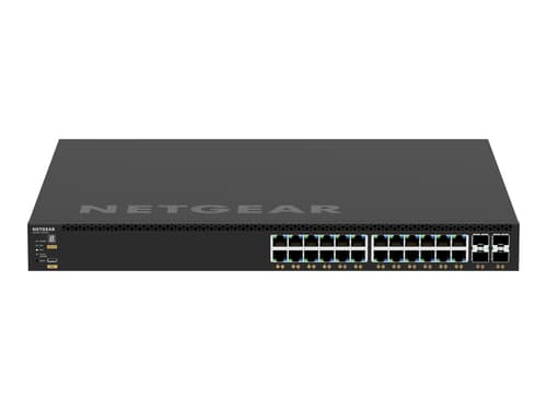 Netgear Gsm4328-100ajs Hallittu L3 Gigabit Ethernet (10/100/1000) Power Over Ethernet -tuki 1u Musta