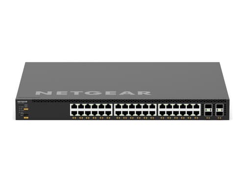 Netgear M4350-36x4v Hallittu L3 10g Ethernet (100/1000/10000) Power Over Ethernet -tuki 1u Musta