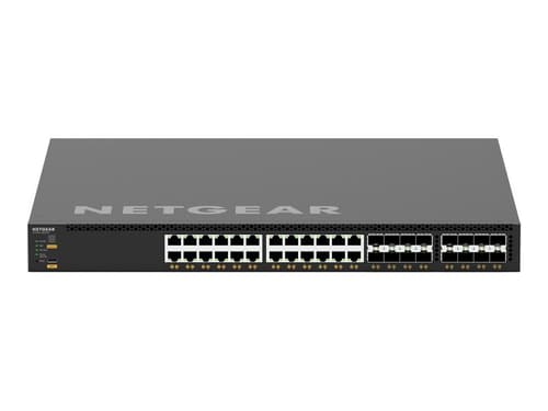 Netgear M4350-24x8f8v Hallittu L3 10g Ethernet (100/1000/10000) Power Over Ethernet -tuki 1u Musta